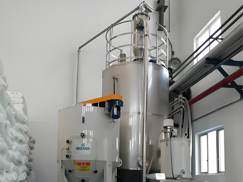 Case of PVC Plastic Particle Feeding and